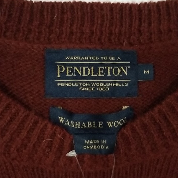 💯 NEW Pendleton Wool Sweater sz (M) - Picture 3 of 6